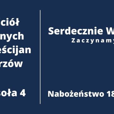 Nabożeństwo 18 kwietnia 2021
